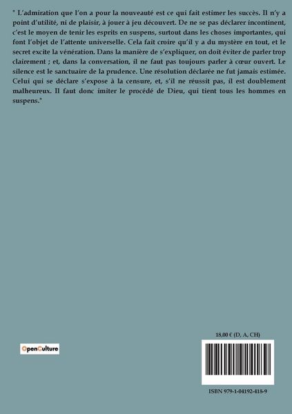 Produktbild: L'Art de la Prudence