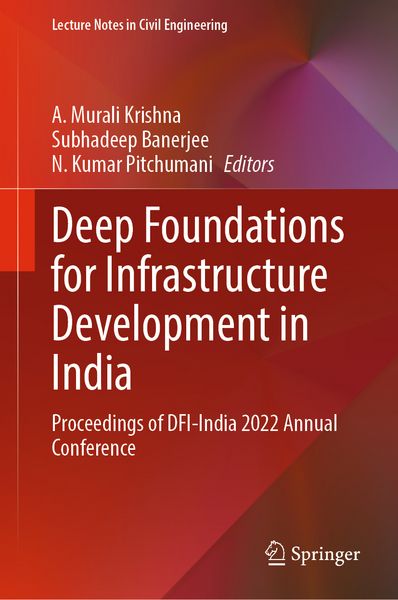 Produktbild: Deep Foundations for Infrastructure Development in India