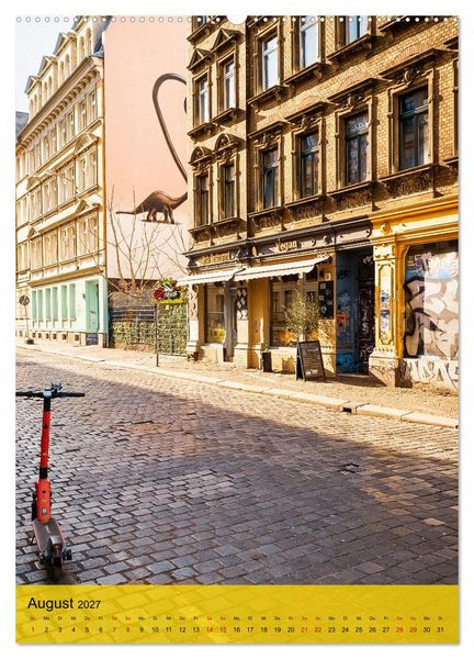 Produktbild: Plagwitz kunterbunt - Leipzigs wildester Stadtteil (hochwertiger Premium Wandkalender 2027 DIN A2 hoch), Kunstdruck in Hochglanz