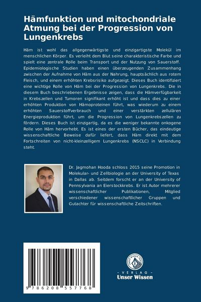Produktbild: H&auml;mfunktion und mitochondriale Atmung bei der Progression von Lungenkrebs