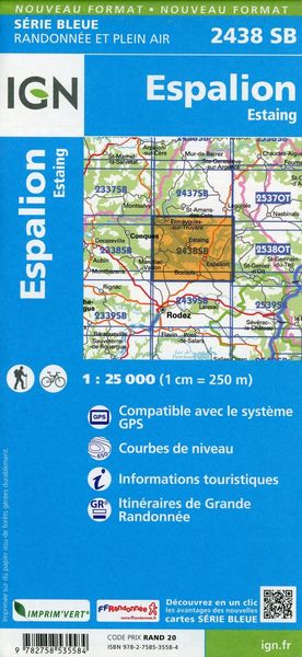 Produktbild: Espalion Estaing 1:25 000
