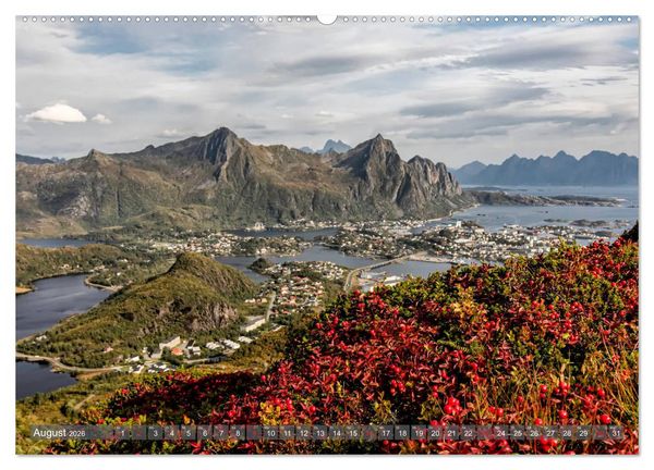 Produktbild: Norwegen - Mythos Landschaften (hochwertiger Premium Wandkalender 2026 DIN A2 quer), Kunstdruck in Hochglanz