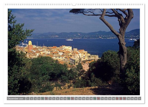 Produktbild: Cote d' Azur II - Sonnenk&uuml;ste Frankreichs (hochwertiger Premium Wandkalender 2026 DIN A2 quer), Kunstdruck in Hochglanz