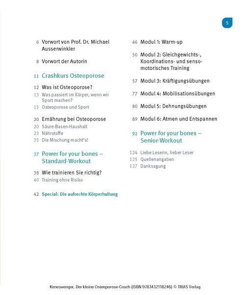 Produktbild: Der kleine Osteoporose-Coach