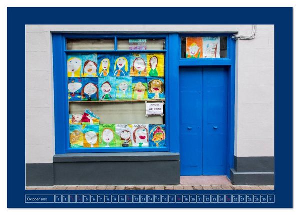 Produktbild: IRLAND - Die sch&ouml;nsten Fassadenmalereien (Tischkalender 2026 DIN A5 quer), CALVENDO Monatskalender