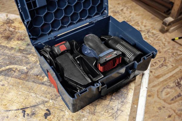 Produktbild: Akku-Exzenterschleifer GEX 18V-150 0601372903 Spannung 18 V Exzentrizit&auml;t 1,5 mm Schleifteller-&Oslash; 150 mm Gewicht 1,4 (ohn