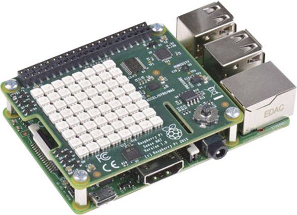 Produktbild: Raspberry Pi&reg; Sense Hat Erweiterungs-Platine