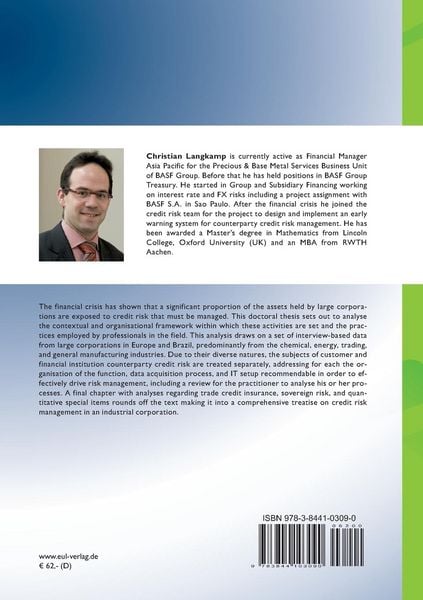 Produktbild: Corporate Credit Risk Management
