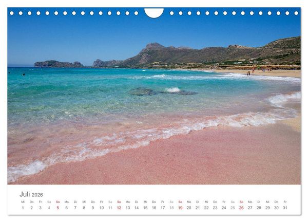 Produktbild: Kreta - Naturlandschaften (Wandkalender 2026 DIN A4 quer), CALVENDO Monatskalender