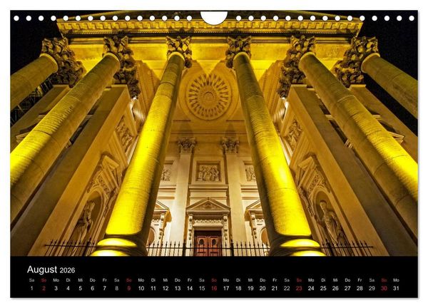 Produktbild: Berlin bei Nacht (Wandkalender 2026 DIN A4 quer), CALVENDO Monatskalender