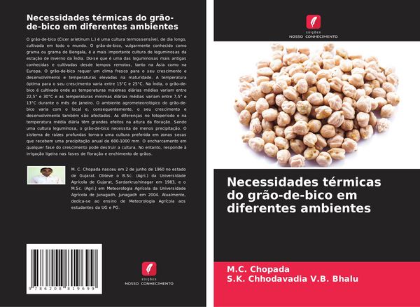 Produktbild: Necessidades t&eacute;rmicas do gr&atilde;o-de-bico em diferentes ambientes