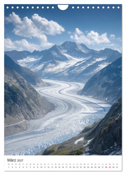 Produktbild: Berge im Wandel (Wandkalender 2027 DIN A4 hoch), CALVENDO Monatskalender