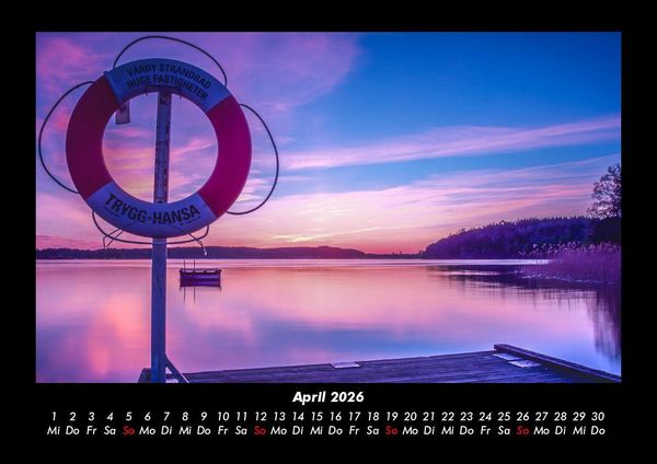 Produktbild: Die Seen der Erde 2026 Fotokalender DIN A3