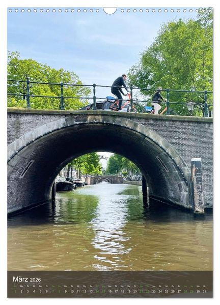 Produktbild: Sch&ouml;nes Amsterdam (Wandkalender 2026 DIN A3 hoch), CALVENDO Monatskalender