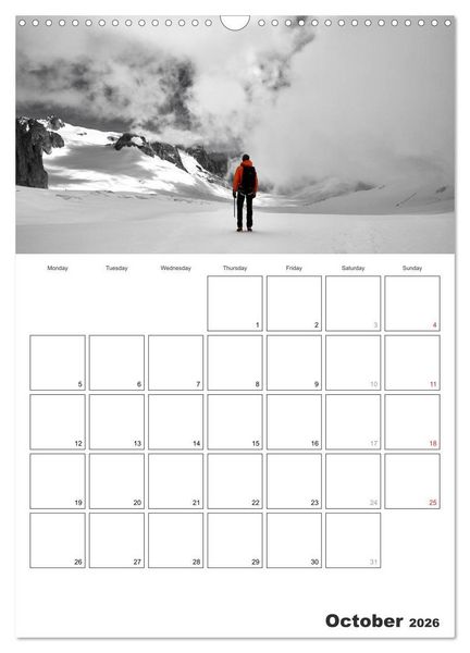 Produktbild: EXPLORING ALPS (Wall Calendar 2026 DIN A3 portrait), CALVENDO 12 Month Wall Calendar