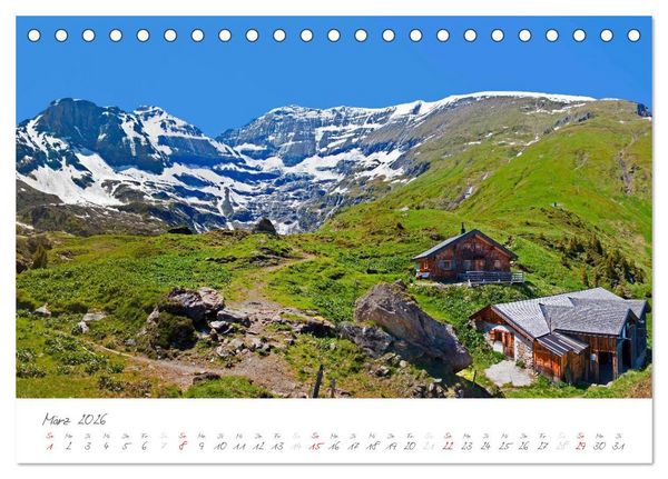 Produktbild: Einladung auf die Salzburger Almh&uuml;tten (Tischkalender 2026 DIN A5 quer), CALVENDO Monatskalender