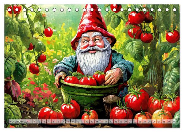 Produktbild: Wichtelwelten - Ein Jahr im Verborgenen (Tischkalender 2026 DIN A5 quer), CALVENDO Monatskalender