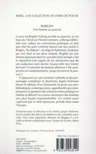 Produktbild: Malmose, J: Borgen/femme au pouvoir