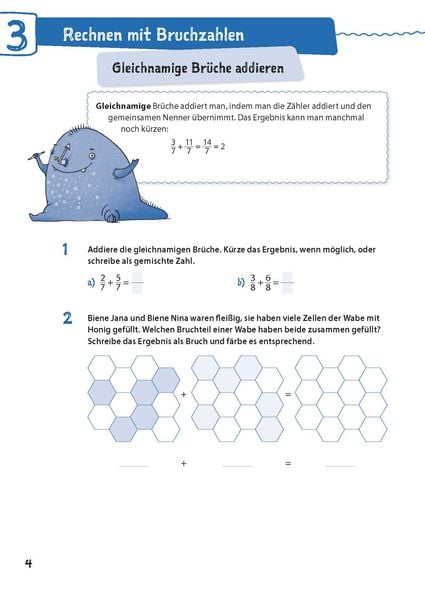 Produktbild: Mathe in 15 Min - Br&uuml;che 5./6. Klasse