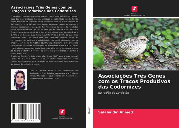 Produktbild: Associa&ccedil;&otilde;es Tr&ecirc;s Genes com os Tra&ccedil;os Produtivos das Codornizes