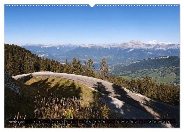 Produktbild: Lac d'Annecy &agrave; vue d'&oelig;il (Calendrier mural 2026 DIN A2 vertical) calendrier de bureau