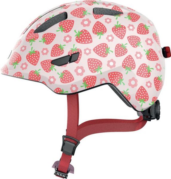 Produktbild: ABUS Fahrradhelm SMILEY 3.0 LED rose strawberry M