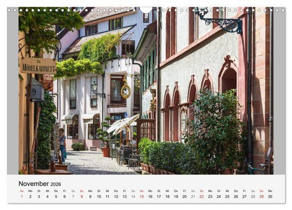Produktbild: Freiburg im Breisgau. Malerische Stadt am Rande des Schwarzwaldes (Wandkalender 2026 DIN A3 quer), CALVENDO Monatskalender