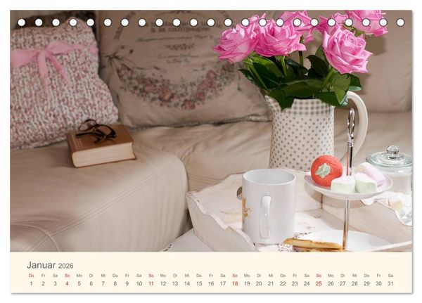 Produktbild: Romantik-Stillleben (Tischkalender 2026 DIN A5 quer), CALVENDO Monatskalender