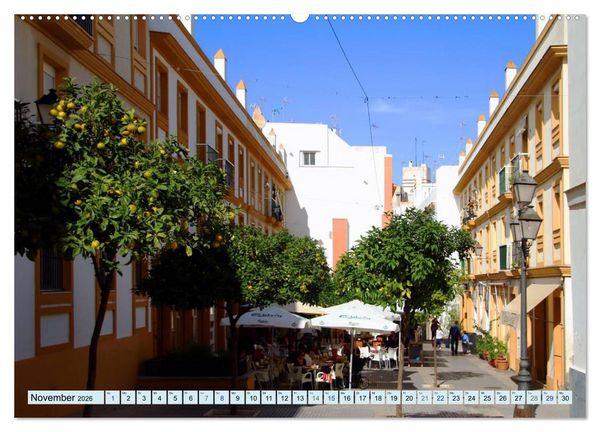 Produktbild: C&aacute;diz - Europas &auml;lteste Stadt (hochwertiger Premium Wandkalender 2026 DIN A2 quer), Kunstdruck in Hochglanz