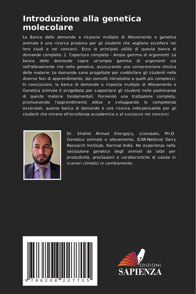 Produktbild: Introduzione alla genetica molecolare