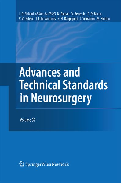Produktbild: Advances and Technical Standards in Neurosurgery
