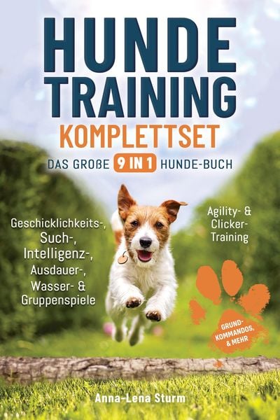 Produktbild: Hundetraining Komplettset - Das gro&szlig;e 9 in 1 Hunde-Buch