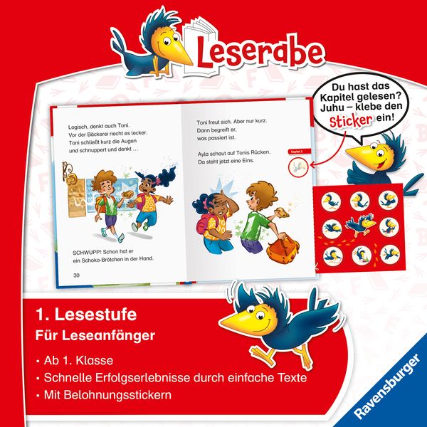 Produktbild: Leserabe 1. Lesestufe - Tonis magisches Fußball-Trikot