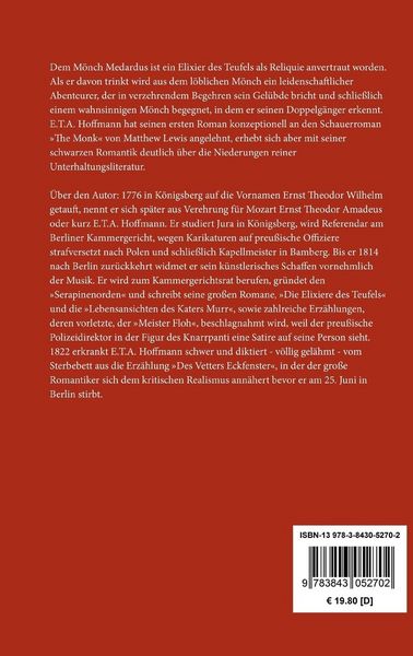 Produktbild: Die Elixiere des Teufels