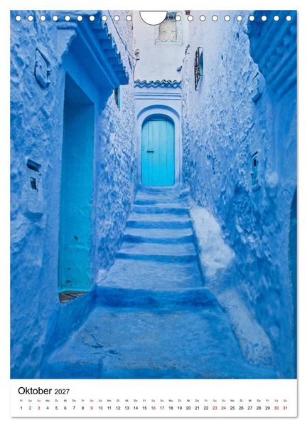 Produktbild: Marokko - Chefchaouen (Wandkalender 2027 DIN A4 hoch), CALVENDO Monatskalender