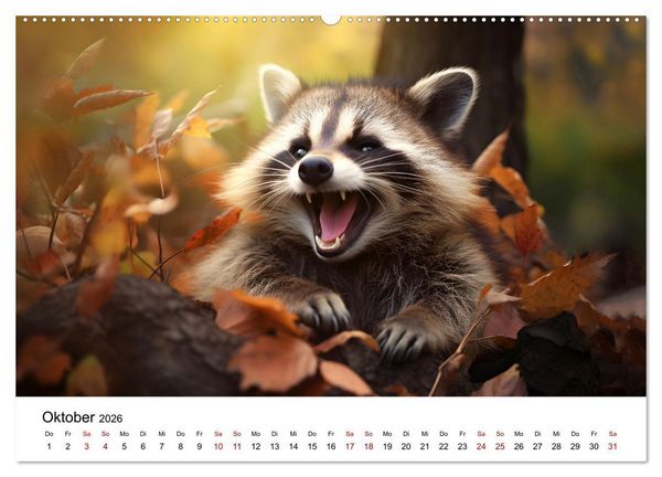 Produktbild: Magic Animals (hochwertiger Premium Wandkalender 2026 DIN A2 quer), Kunstdruck in Hochglanz