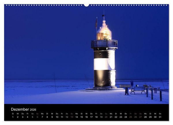Produktbild: Leuchtturm "Kleiner Preu&szlig;e" (Wandkalender 2026 DIN A2 quer), CALVENDO Monatskalender