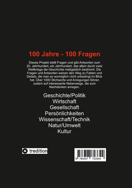 Produktbild: 100 Jahre - 100 Fragen