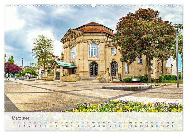 Produktbild: Bad Kissingen - Welterbe-Kurstadt (hochwertiger Premium Wandkalender 2026 DIN A2 quer), Kunstdruck in Hochglanz