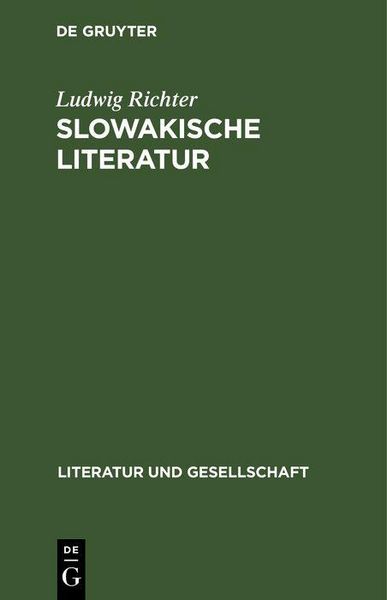 Produktbild: Slowakische Literatur