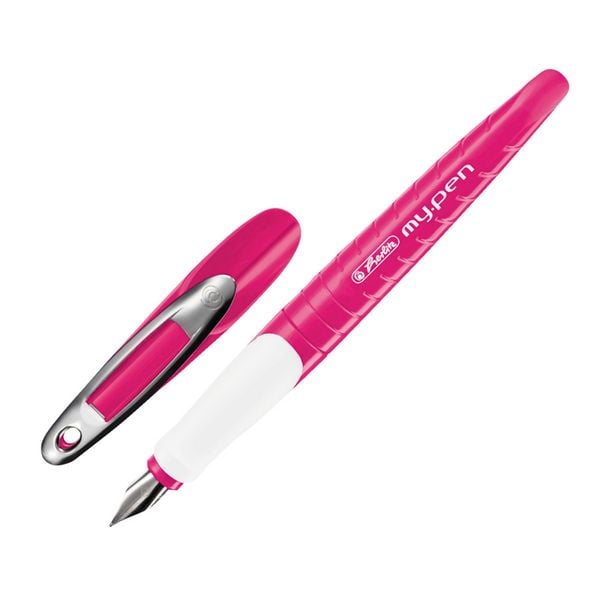 Produktbild: herlitz Schulf&uuml;llhalter my.pen M pink/wei&szlig;