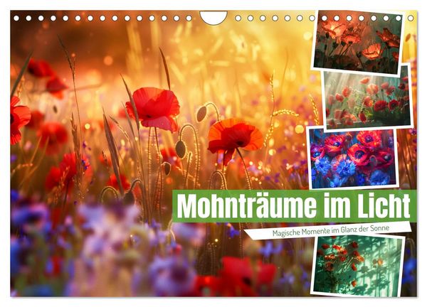 Produktbild: Mohntr&auml;ume im Licht (Wandkalender 2026 DIN A4 quer), CALVENDO Monatskalender