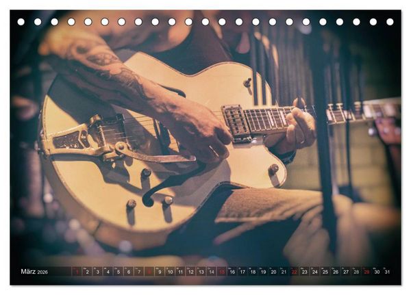 Produktbild: Gitarren - Live (Tischkalender 2026 DIN A5 quer), CALVENDO Monatskalender