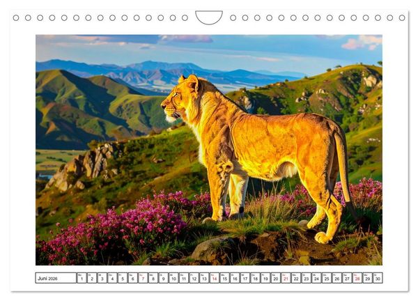 Produktbild: Eiszeitliche Tierwelt (Wandkalender 2026 DIN A4 quer), CALVENDO Monatskalender
