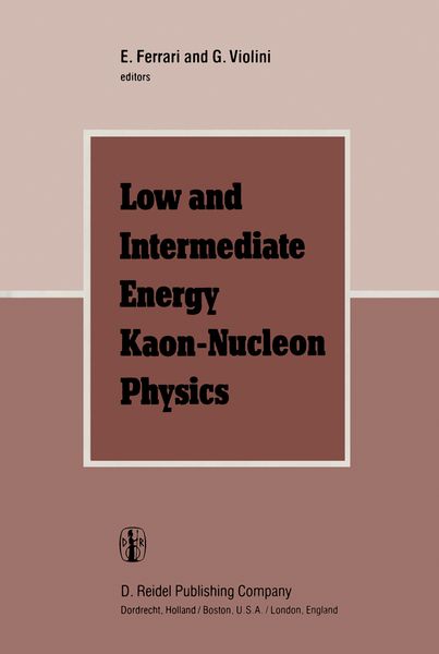 Produktbild: Low and Intermediate Energy Kaon-Nucleon Physics