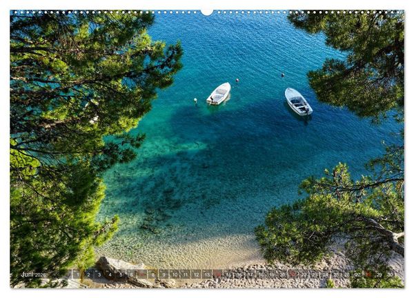 Produktbild: Kroatien - Landschaften am Mittelmeer (Wandkalender 2026 DIN A2 quer), CALVENDO Monatskalender