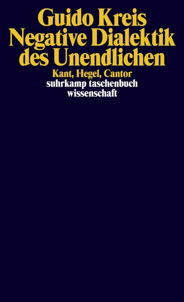 Produktbild: Negative Dialektik des Unendlichen
