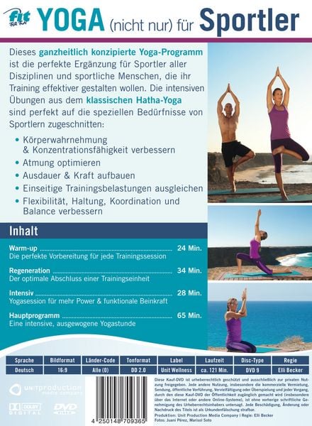 Produktbild: Fit for Fun - Yoga f&uuml;r Sportler