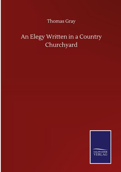 Produktbild: An Elegy Written in a Country Churchyard