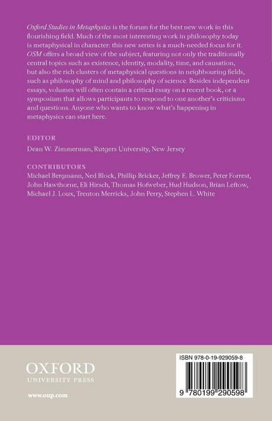 Produktbild: Oxford Studies in Metaphysics